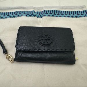 Tory Burch Black Leather Wallet